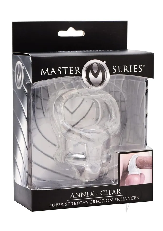 Dildos Master Series Master Series Annex Clear Super Stretchy Erection Enhancer Clear Dildos Master Series Master Series Annex Clear Super Stretchy Erection Enhancer Clear