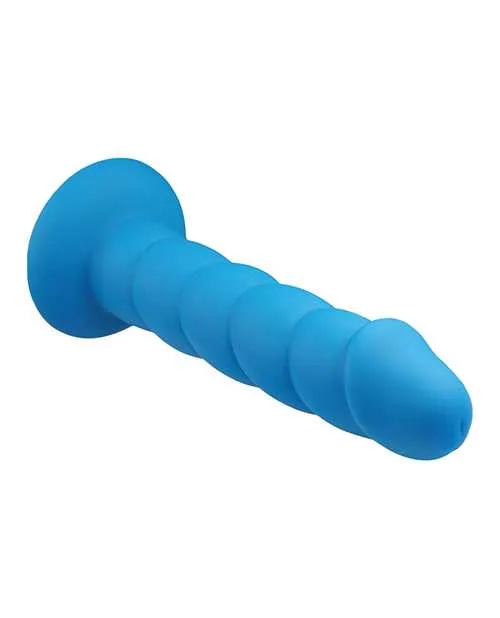 Dildos Rock Candy Toys Suga Daddy Silicone Dildo 8in Blue