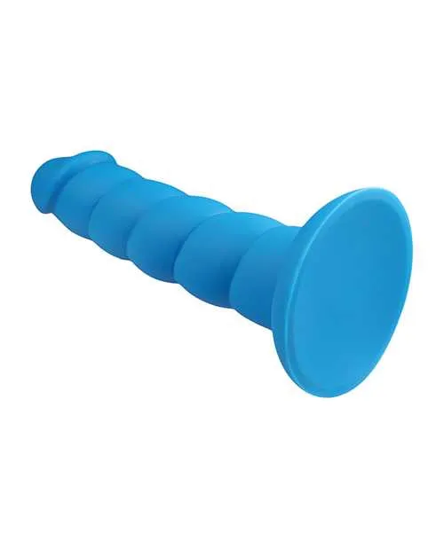 Dildos Rock Candy Toys Suga Daddy Silicone Dildo 8in Blue