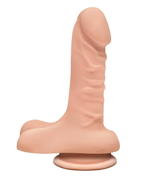 Dildos The D The D Super D Ultraskyn Dildo with Balls 6in Vanilla Dildos The D The D Super D Ultraskyn Dildo with Balls 6in Vanilla
