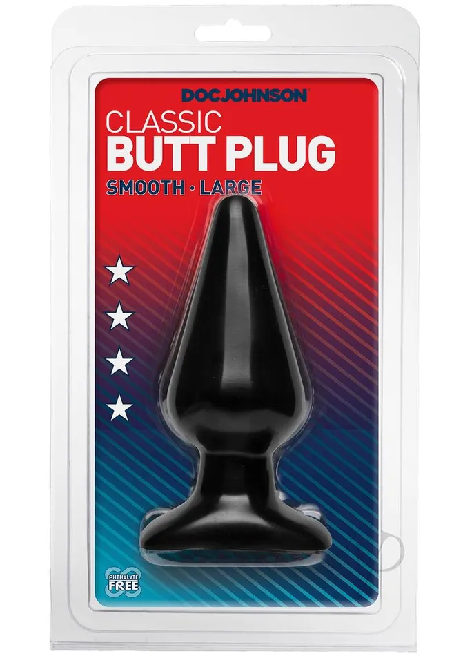 Doc Johnson Anal Doc Johnson Classic Butt Plug Large Black