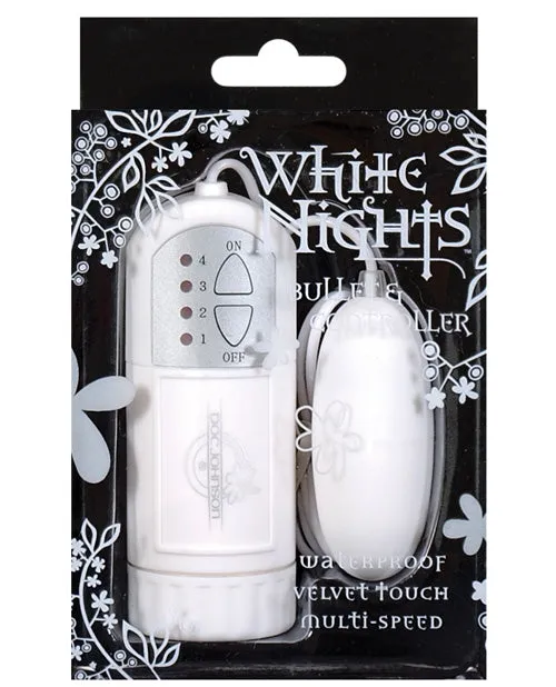 Doc Johnson Female Sex Toys White Nights Bullet and Wired Remote Control White Doc Johnson Female Sex Toys White Nights Bullet and Wired Remote Control White