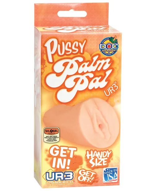 Doc Johnson Male Sex Toys Palm Pal Ultraskyn Masturbator Pussy Vanilla Doc Johnson Male Sex Toys Palm Pal Ultraskyn Masturbator Pussy Vanilla