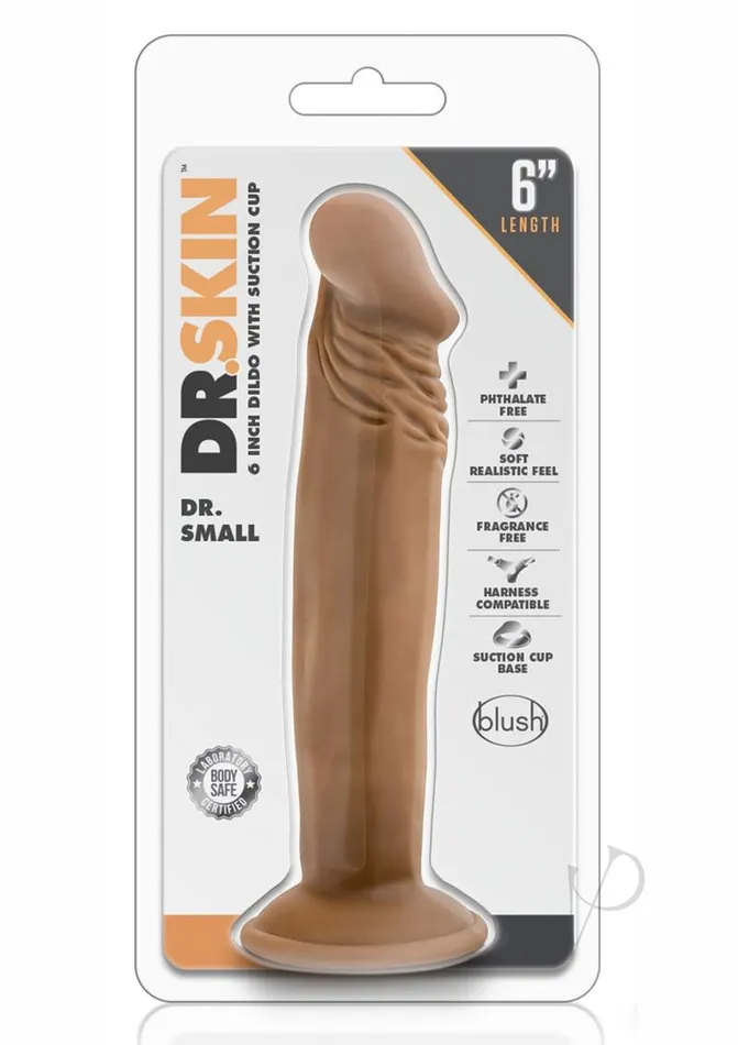 Dr Skin Dr Skin Silver Collection Dr Small Dildo 6in Caramel Female Sex Toys Dr Skin Dr Skin Silver Collection Dr Small Dildo 6in Caramel Female Sex Toys