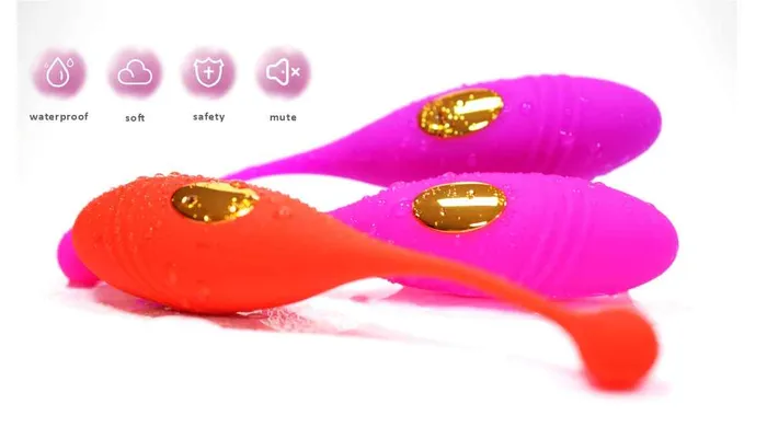 Dual Vibrating Egg Massager Wild Night Fantasies Female Sex Toys