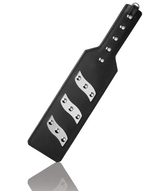 ElectraStim ElectraPaddle Leather Electro Spanking Paddle Electrastim Restraints ElectraStim ElectraPaddle Leather Electro Spanking Paddle Electrastim Restraints