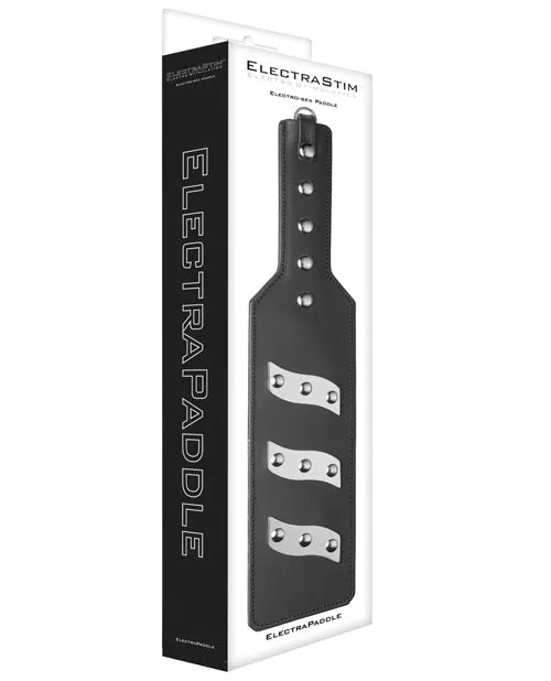 ElectraStim ElectraPaddle Leather Electro Spanking Paddle Electrastim Restraints ElectraStim ElectraPaddle Leather Electro Spanking Paddle Electrastim Restraints