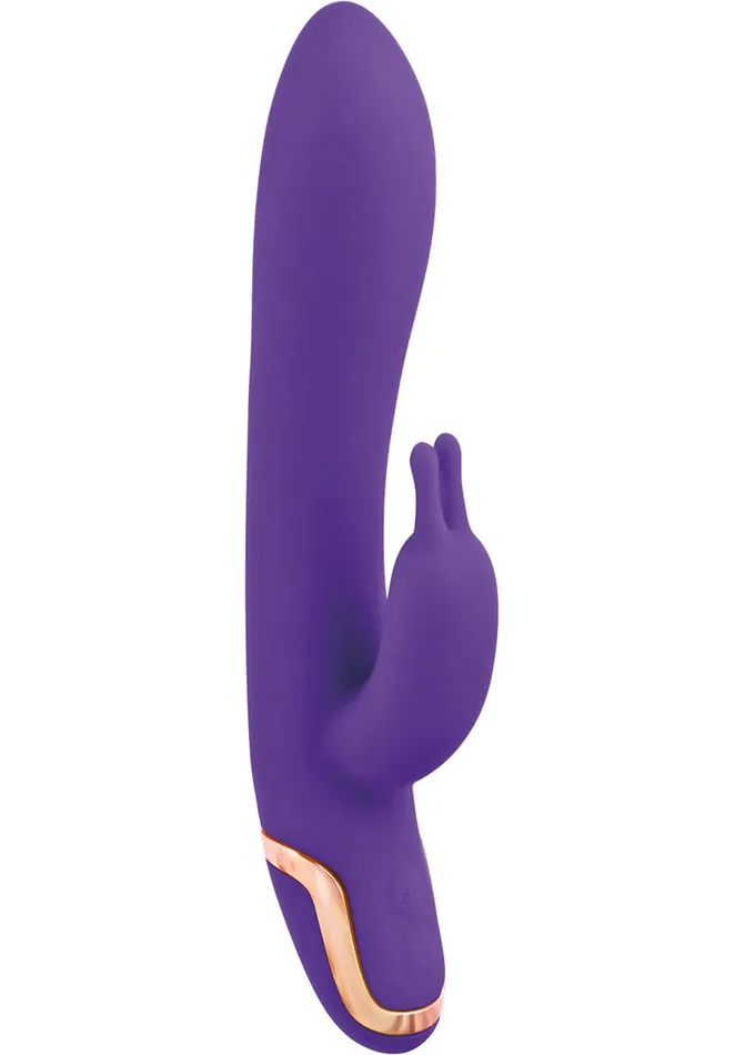 Entice Isabella Silicone Rabbit Vibrator Purple Entice Vibrators