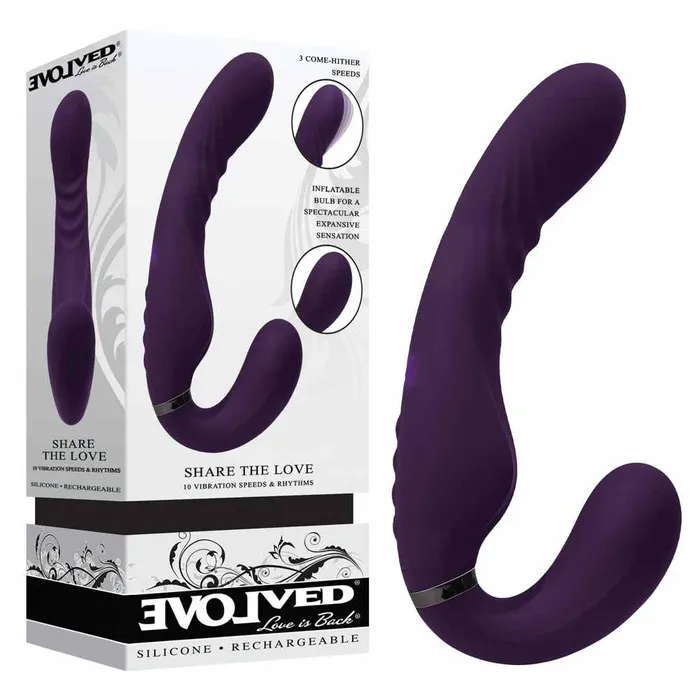 Evolved Female Sex Toys Evolved Share The Love Strapless StrapOn