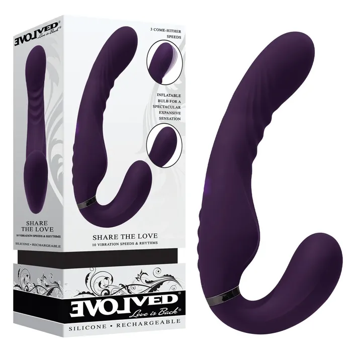 Evolved Female Sex Toys Evolved Share The Love Strapless StrapOn