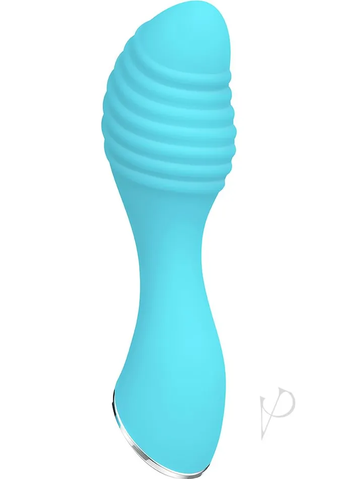 Evolved Female Sex Toys Little Dipper Rechargeable Silicone Vibrator Aqua