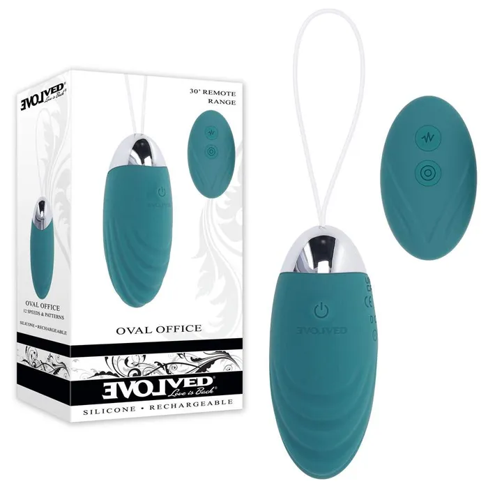 Evolved OVAL OFFICE Wireless Egg Vibrator Evolved Vibrators