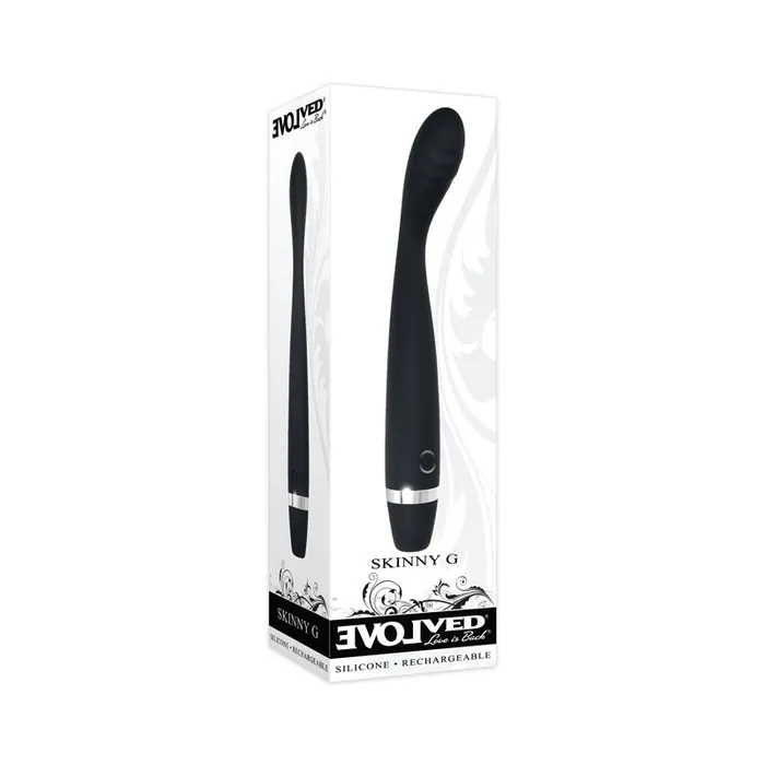 Evolved Vibrators Evolved Skinny G Luxury Black Vibrator