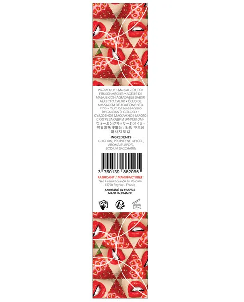 EXSENS of Paris Warming Massage Oil Strawberry Exsens Couples