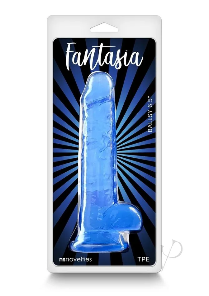 Fantasia Dildos Fantasia Ballsy Dildo 65in Blue