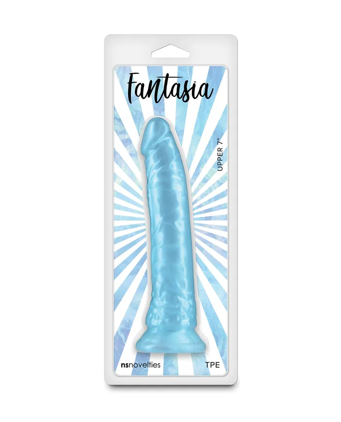Fantasia Fantasia Upper Dildo 7in Blue Dildos