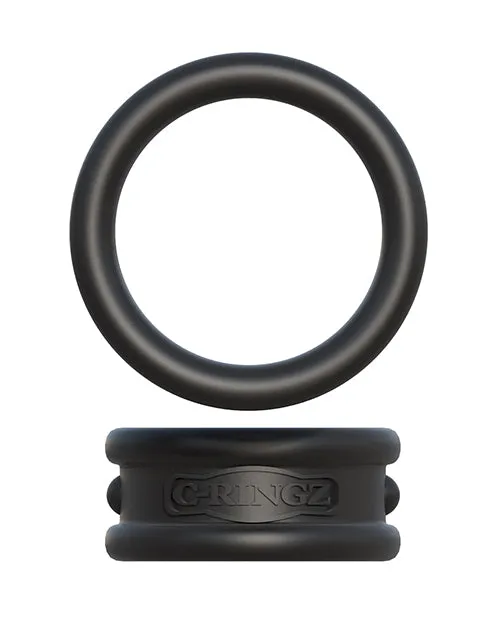 Fantasy CRingz MaxWidth Silicone Cock Rings Black Fantasy C Ringz Anal