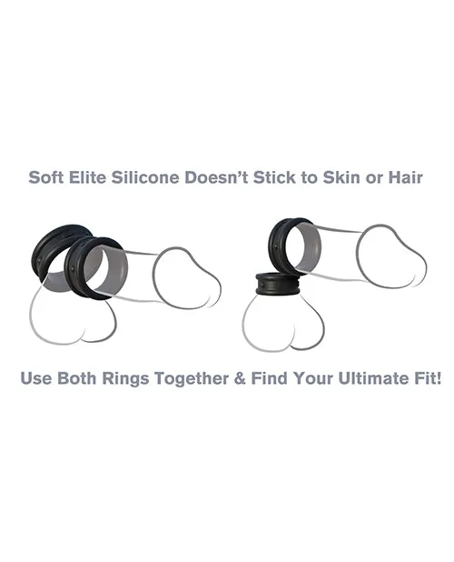 Fantasy CRingz MaxWidth Silicone Cock Rings Black Fantasy C Ringz Anal