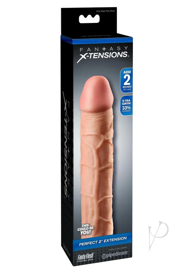 Fantasy XTensions Perfect 2in Extension Sleeve 8in Vanilla Fantasy X Tensions Male Sex Toys Fantasy XTensions Perfect 2in Extension Sleeve 8in Vanilla Fantasy X Tensions Male Sex Toys