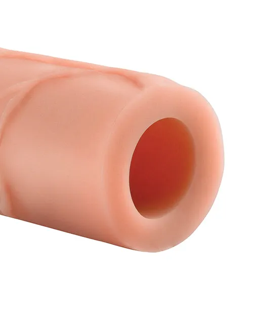 Fantasy XTensions Perfect 2in Extension Sleeve 8in Vanilla Fantasy X Tensions Male Sex Toys