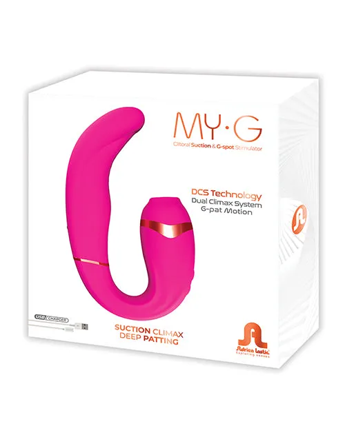 Female Sex Toys Adrien Lastic My G Rechargeable Silicone Double Stimulation Vibrator Magenta Female Sex Toys Adrien Lastic My G Rechargeable Silicone Double Stimulation Vibrator Magenta