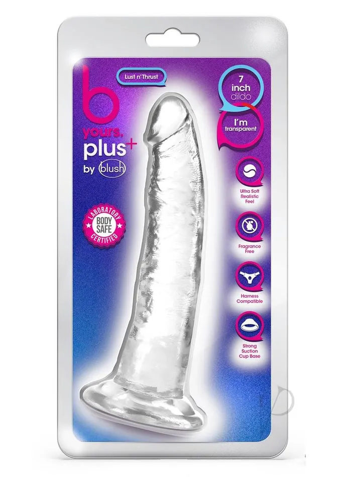 Female Sex Toys B Yours B Yours Plus Lust n Thrust Realistic Dildo 75in Clear Female Sex Toys B Yours B Yours Plus Lust n Thrust Realistic Dildo 75in Clear