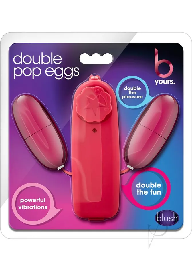 Female Sex Toys B Yours Double Pop Eggs with Wired Remote Control Cerise B Yours Female Sex Toys B Yours Double Pop Eggs with Wired Remote Control Cerise B Yours