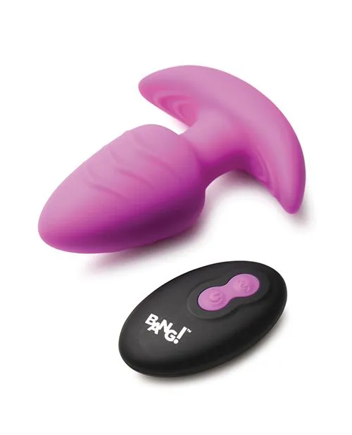 Female Sex Toys Bang Bang Rotating Vibrating Rechargeable Silicone Butt Plug with Remote Control Purple Female Sex Toys Bang Bang Rotating Vibrating Rechargeable Silicone Butt Plug with Remote Control Purple
