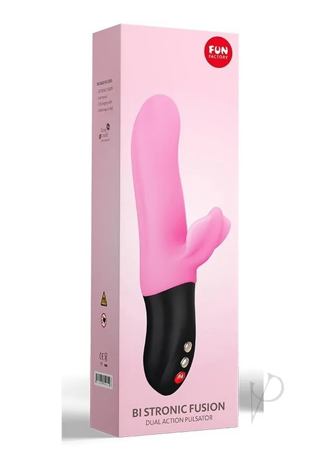Female Sex Toys Bi Stronic Fusion Silicone Dual Action Pulsator with Clitoral Stimulator Candy Rose Pink Fun Factory Female Sex Toys Bi Stronic Fusion Silicone Dual Action Pulsator with Clitoral Stimulator Candy Rose Pink Fun Factory