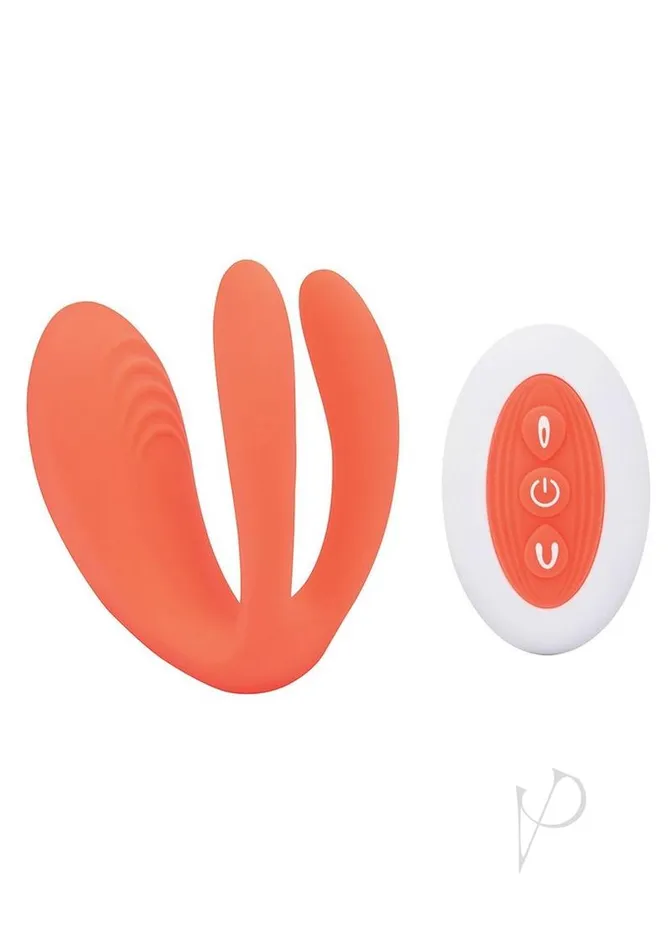 Female Sex Toys Bodywand Bodywand ID Bridge Rechargeable Silicone Vibrator with Clitoral Stimulator Orange Female Sex Toys Bodywand Bodywand ID Bridge Rechargeable Silicone Vibrator with Clitoral Stimulator Orange