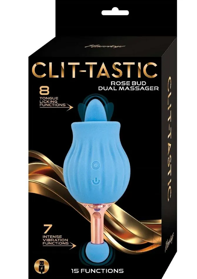 Female Sex Toys Clit Tastic ClitTastic Rose Bud Rechargeable Silicone Clitoral Stimulator Blue Female Sex Toys Clit Tastic ClitTastic Rose Bud Rechargeable Silicone Clitoral Stimulator Blue