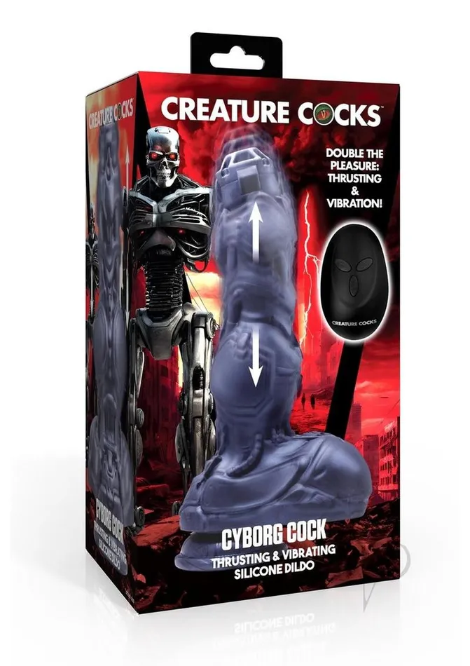 Female Sex Toys Creature Cocks Creature Cock Thrusting and Vibrating Rechargeable Silicone Dildo Gray Female Sex Toys Creature Cocks Creature Cock Thrusting and Vibrating Rechargeable Silicone Dildo Gray