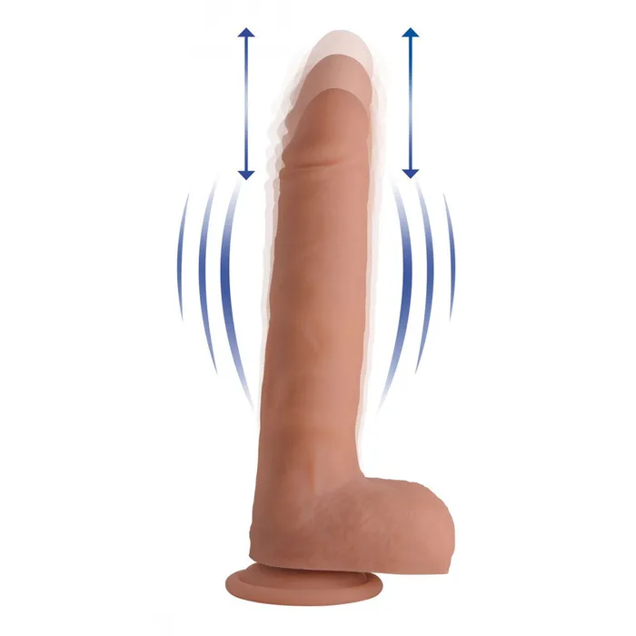 Female Sex Toys Curve Toys Vibrating Thrusting Remote Control Silicone Dildo