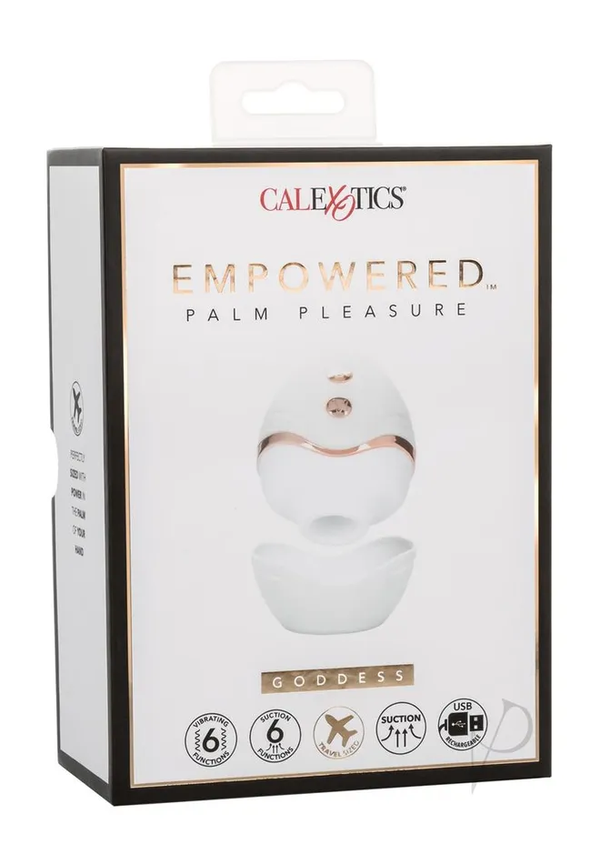Female Sex Toys Empowered Empowered Palm Pleasure Goddess Silicone Rechargeable Stimulator White Female Sex Toys Empowered Empowered Palm Pleasure Goddess Silicone Rechargeable Stimulator White