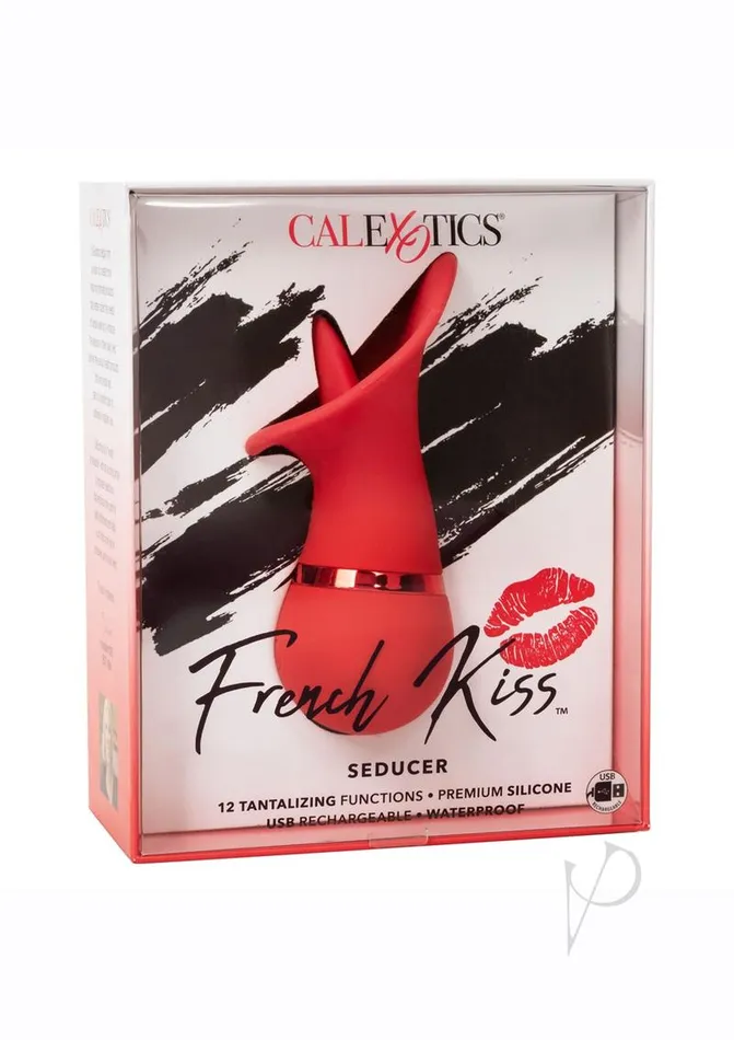 Female Sex Toys French Kiss Seducer Rechargeable Silicone Clitoral Stimulator Red French Kiss Female Sex Toys French Kiss Seducer Rechargeable Silicone Clitoral Stimulator Red French Kiss