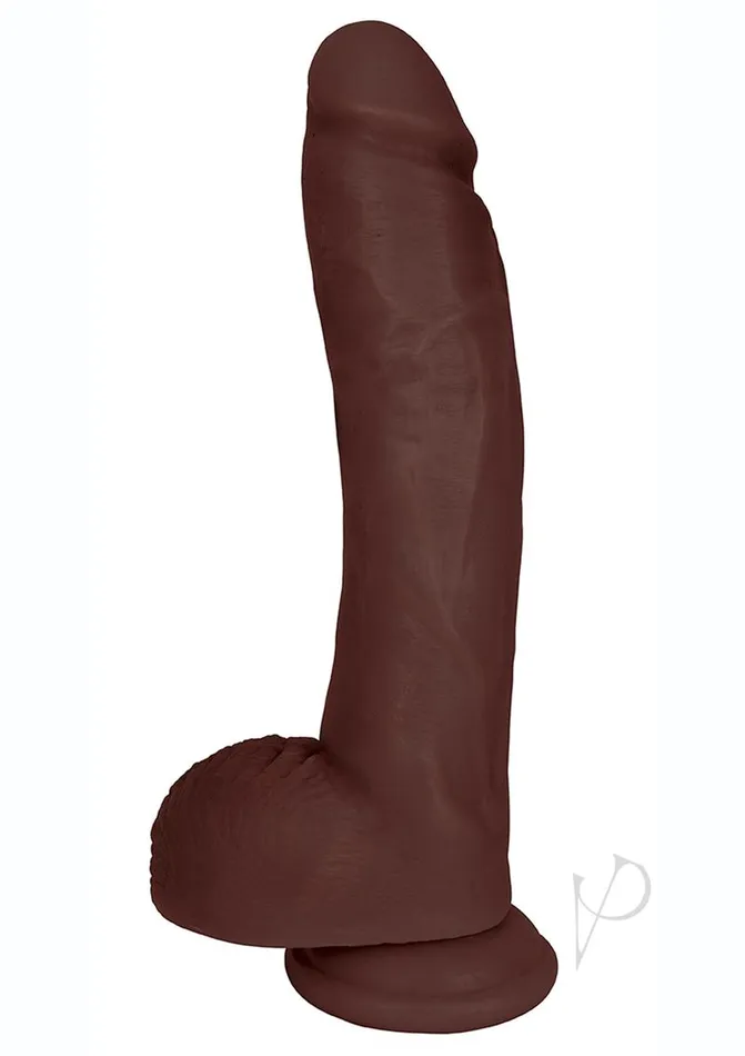 Female Sex Toys Jock Jock Realistic Dildo with Balls 10in Chocolate