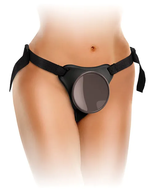 Female Sex Toys King Cock Elite Comfy Body Dock Harness System Black King Cock