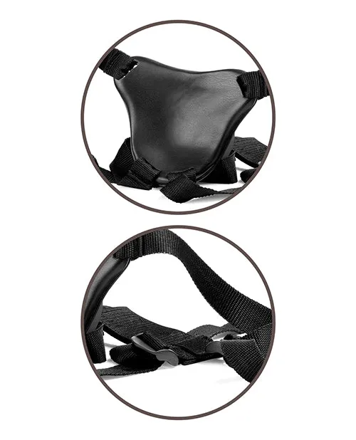 Female Sex Toys King Cock Elite Comfy Body Dock Harness System Black King Cock