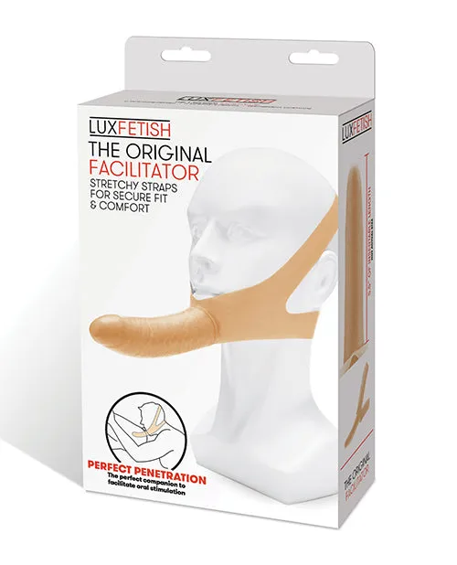 Female Sex Toys Lux Fetish Lux Fetish The Original Facilitator Face StrapOn with Dildo Vanilla Female Sex Toys Lux Fetish Lux Fetish The Original Facilitator Face StrapOn with Dildo Vanilla