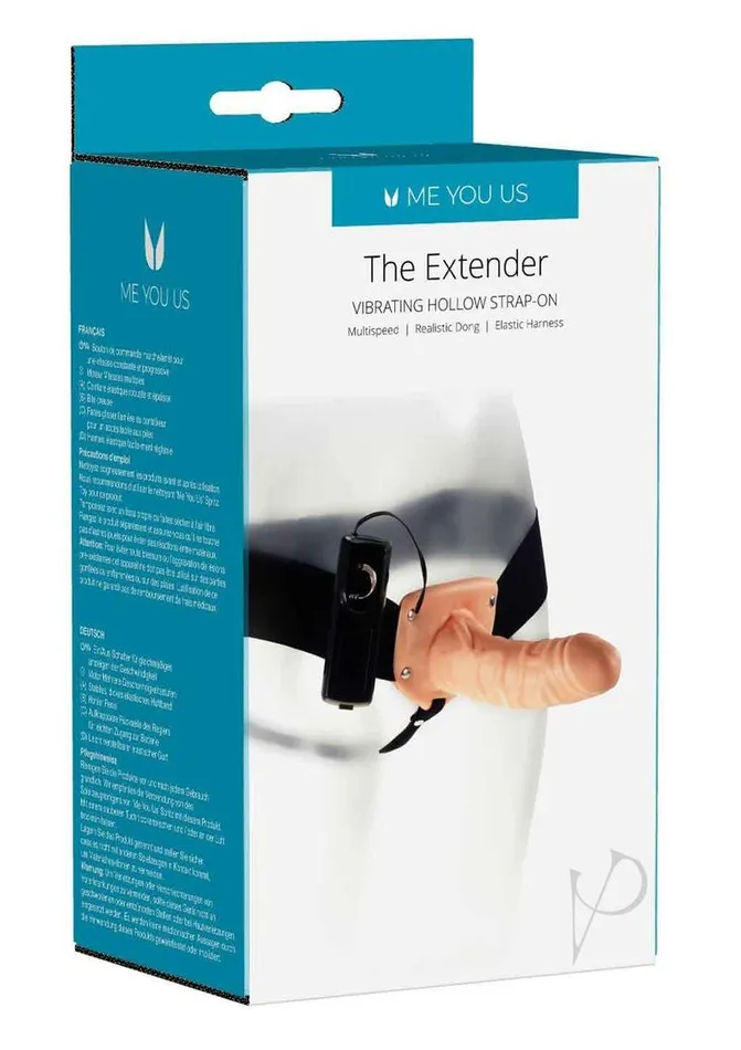 Female Sex Toys Me You Us ME YOU US The Extender Hollow Vibrating StrapOn with Bullet and Wired Remote Control Vanilla Female Sex Toys Me You Us ME YOU US The Extender Hollow Vibrating StrapOn with Bullet and Wired Remote Control Vanilla