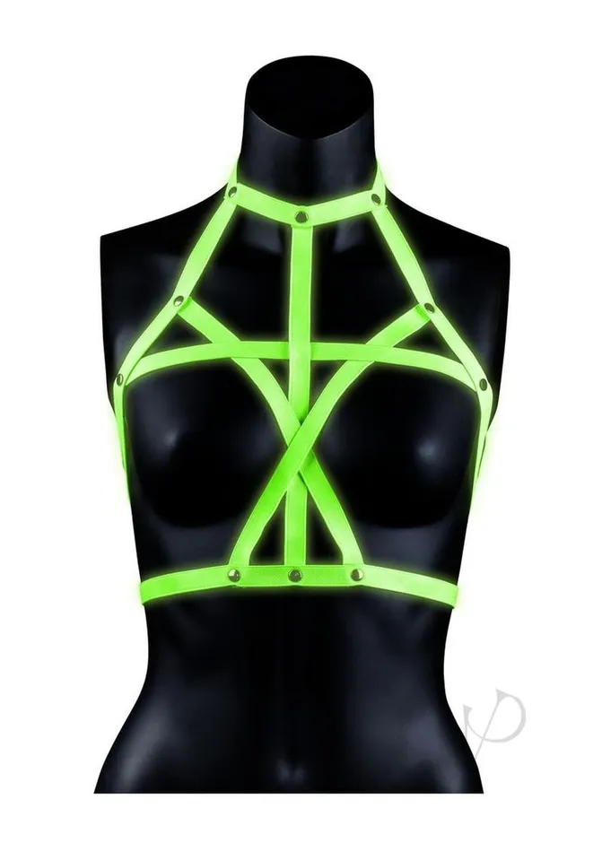 Female Sex Toys Ouch Bra Harness Glow in the Dark SmallMedium Green Ouch Female Sex Toys Ouch Bra Harness Glow in the Dark SmallMedium Green Ouch