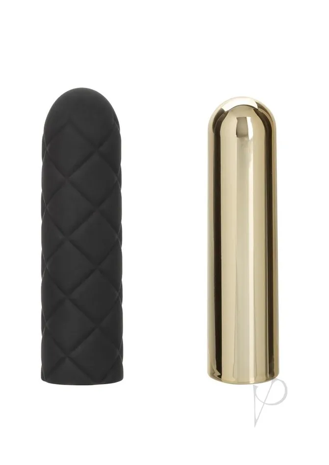 Female Sex Toys Raven Raven Quilted Seducer Rechargeable Silicone Bullet Black