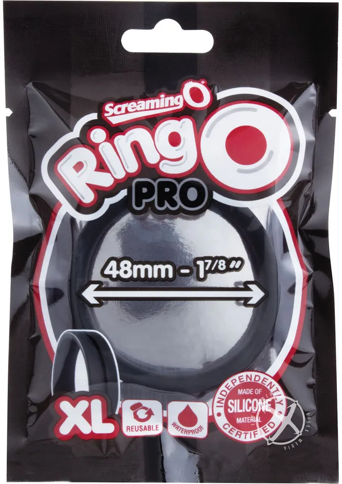 Female Sex Toys RingO Pro XtraLarge Silicone Cock Rings Waterproof Black 12 each per box Ring O Female Sex Toys RingO Pro XtraLarge Silicone Cock Rings Waterproof Black 12 each per box Ring O