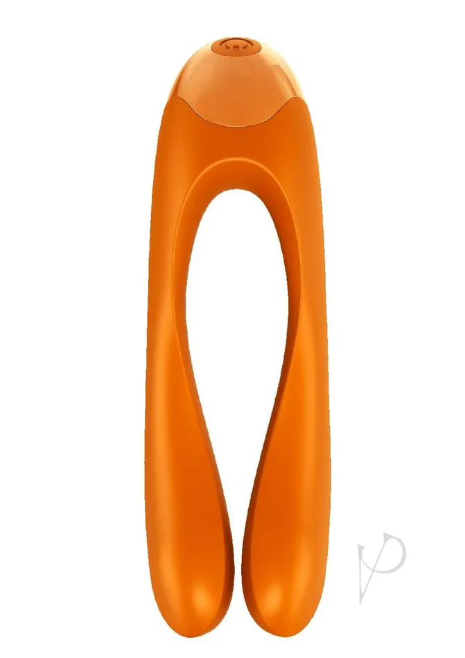 Female Sex Toys Satisfyer Satisfyer Candy Cane Silicone Rechargeable Mini Vibrator Orange Female Sex Toys Satisfyer Satisfyer Candy Cane Silicone Rechargeable Mini Vibrator Orange