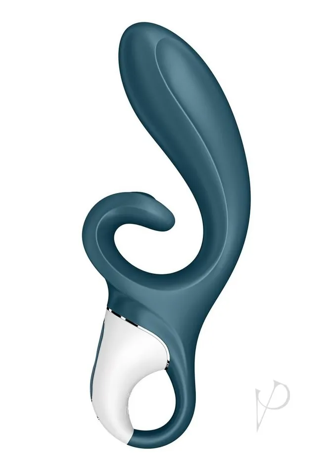 Female Sex Toys Satisfyer Satisfyer Hug Me Rechargeable Silicone Vibrator with Clitoral Stimulation Grayblue Female Sex Toys Satisfyer Satisfyer Hug Me Rechargeable Silicone Vibrator with Clitoral Stimulation Grayblue