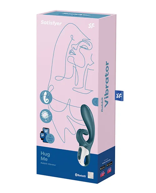 Female Sex Toys Satisfyer Satisfyer Hug Me Rechargeable Silicone Vibrator with Clitoral Stimulation Grayblue Female Sex Toys Satisfyer Satisfyer Hug Me Rechargeable Silicone Vibrator with Clitoral Stimulation Grayblue