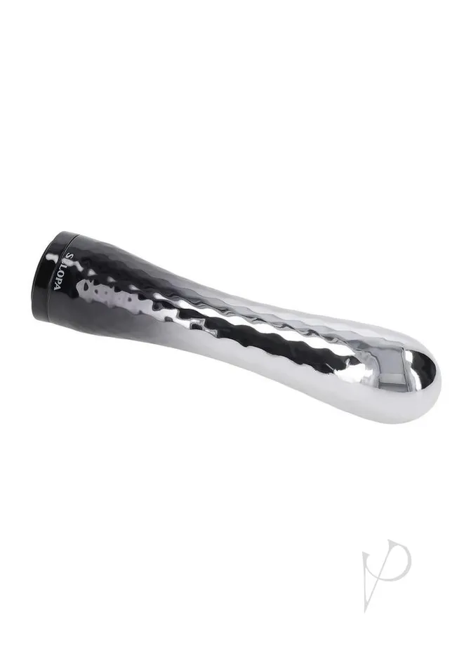 Female Sex Toys Selopa Selopa Silverado Rechargeable Silicone Vibrator Silver
