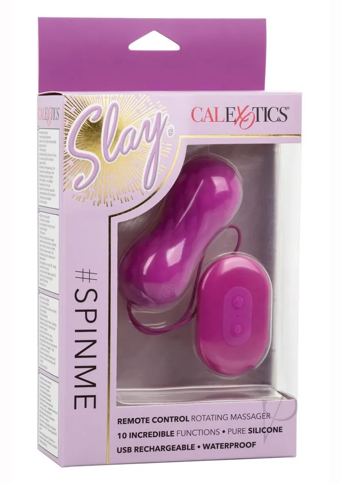 Female Sex Toys Slay Slay Spinme Silicone Rechargeable Rotating Vibrator with Remote Control Purple Female Sex Toys Slay Slay Spinme Silicone Rechargeable Rotating Vibrator with Remote Control Purple
