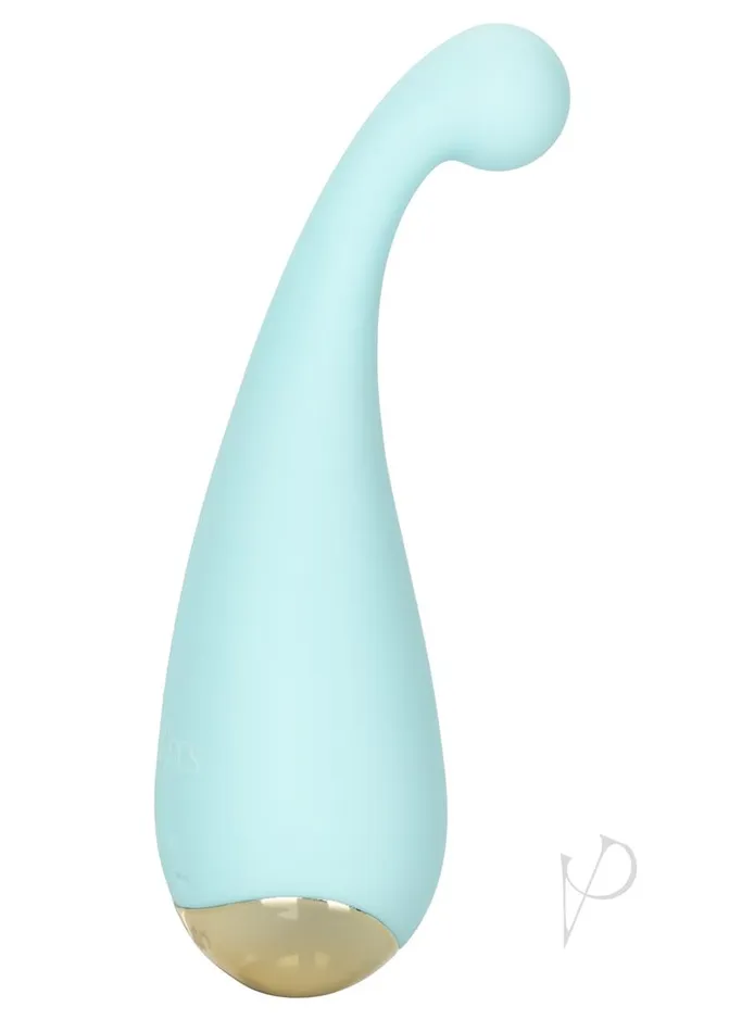 Female Sex Toys Slay Slay ThrillMe Rechargeable Silicone Curved Vibrator Blue