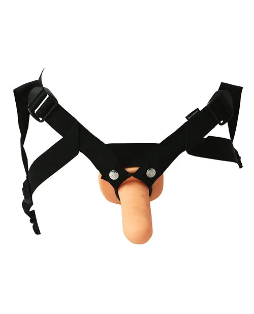 Female Sex Toys Sportsheets Sportsheets Everlaster Stud Hollow Dong With StrapOn Harness BlackVanilla